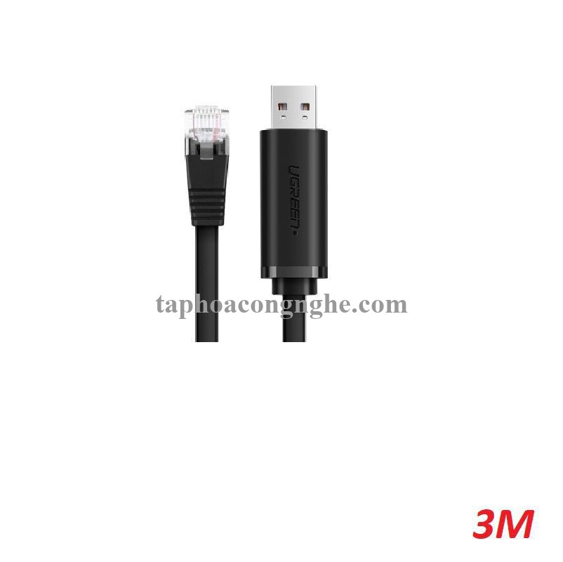 Ugreen 60813 3M cáp lập trình USB ra RJ45 CM204 30060813